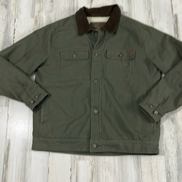 Woolrich Sherpa Lined Jacket Size Large - Picture 1 of 11